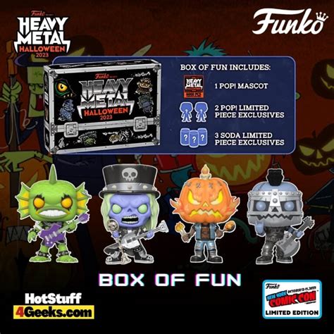 funko heavy metal halloween box of fun|NYCC 2023 Funko Pops: Here’s Where To Get The .